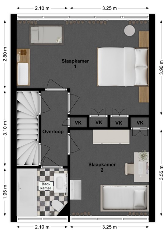 mediumsize floorplan